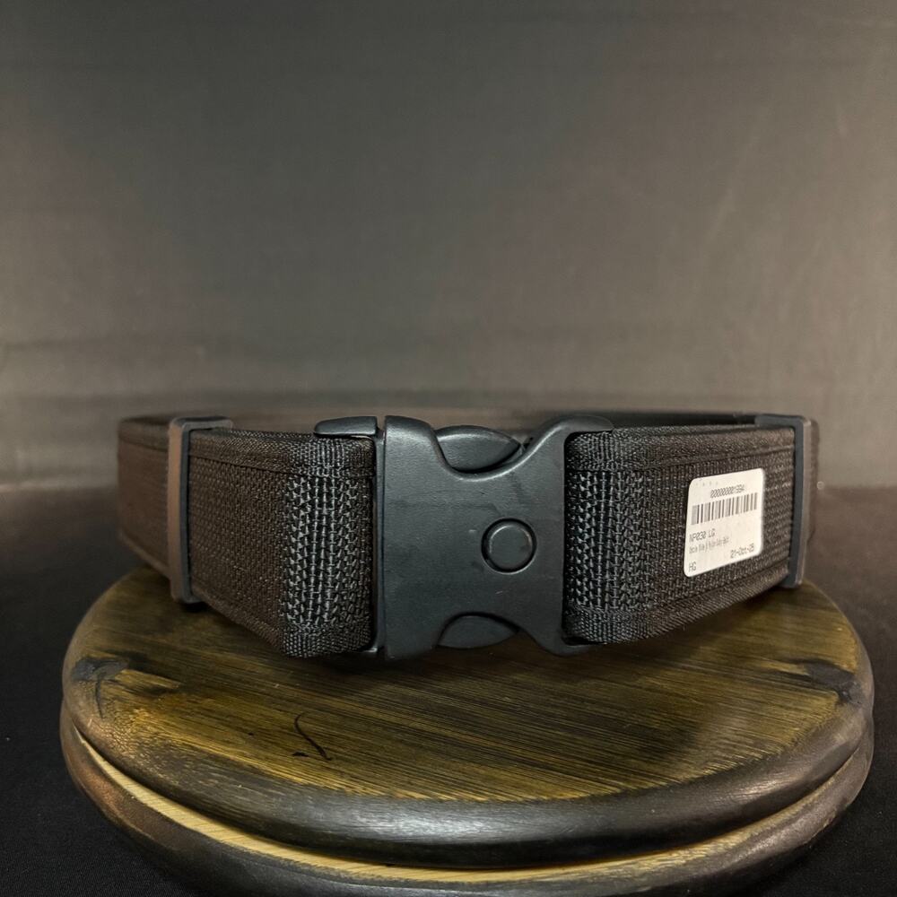 Uncle Mikes Nylon Duty Belt Size Large 38"-42" Hook Lined Black 2.25" Wide